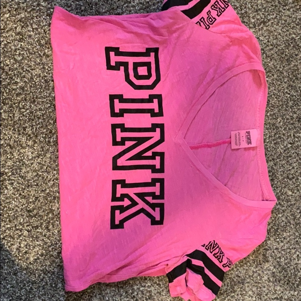 PINK v neck